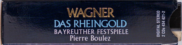 Richard Wagner - Donald McIntyre · Heinz Zednik · Hermann Becht · Hanna Schwarz · Orchester der Bayreuther Festspiele · Pierre Boulez - Das Rheingold (tweedehands CD) - Velvet Music