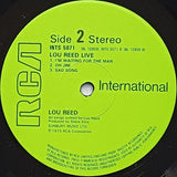 Lou Reed - Lou Reed Live (tweedehands LP) - Velvet Music