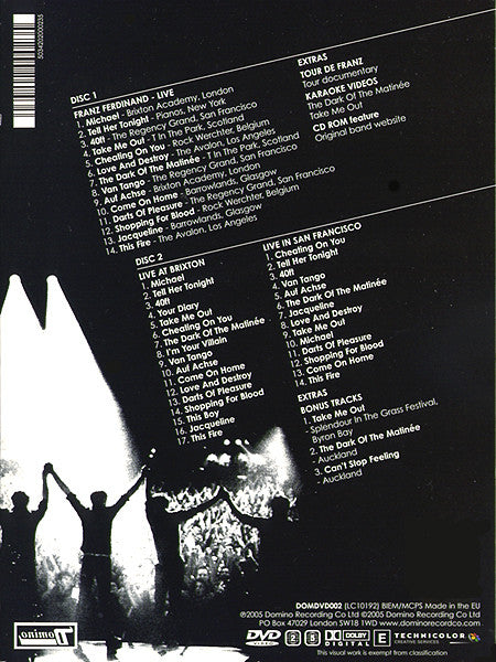 Franz Ferdinand - Franz Ferdinand (The DVD) (second hand DVD)