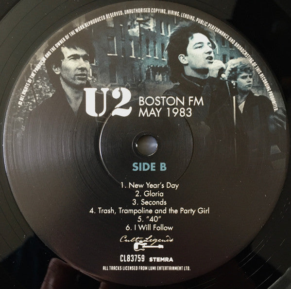 U2 - Boston FM May 1983 (tweedehands CD) - Velvet Music