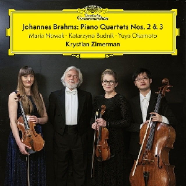 Krystian Zimerman, Maria Nowak, Katarzyna Budnik, - Brahms: piano quartets nos. 2 & 3 (LP) - Velvet Music