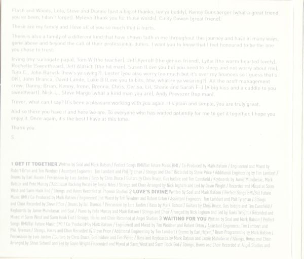 Seal - Seal IV (tweedehands CD) - Velvet Music