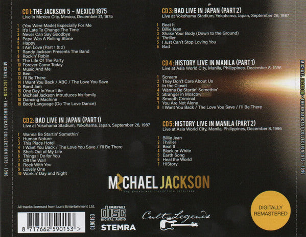 Michael Jackson - The Broadcast Collection 1975 - 1996 (CD)