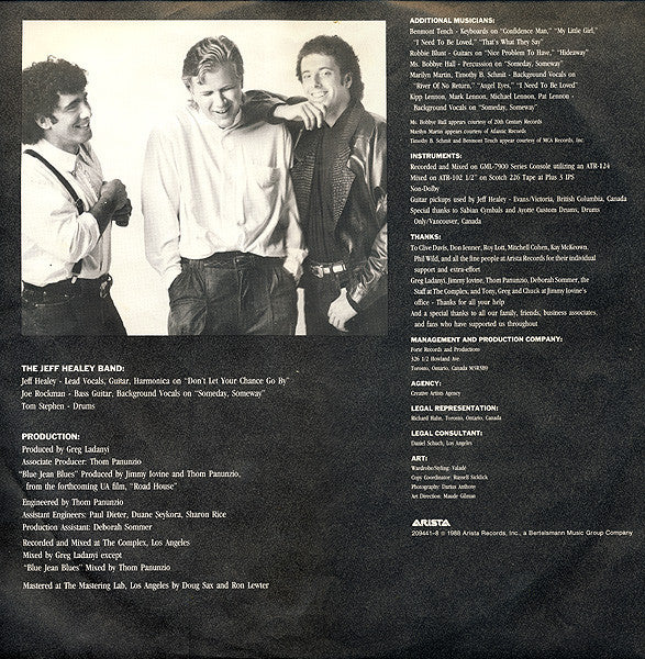 Jeff Healey Band, The - See The Light (tweedehands LP) - Velvet Music