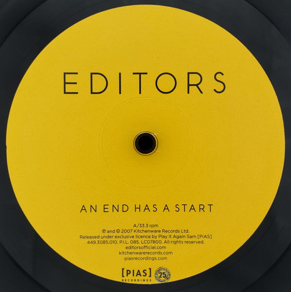 Editors - An End Has A Start (tweedehands LP) - Velvet Music