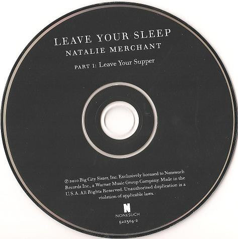 Natalie Merchant - Leave Your Sleep (tweedehands CD) - Velvet Music