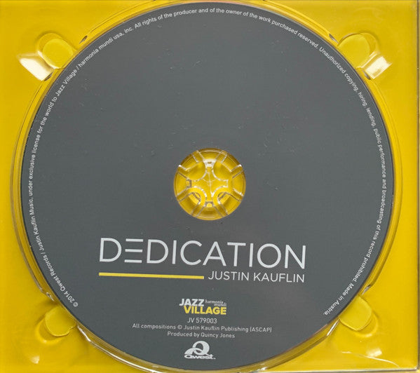 Justin Kauflin - Dedication (tweedehands CD) - Velvet Music