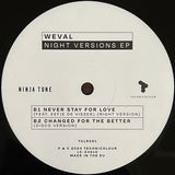 Weval - Night Versions (12-inch maxi-single) - Velvet Music