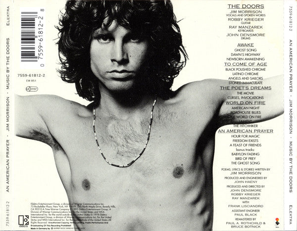 Jim Morrison Music By Doors, The - An American Prayer (CD)