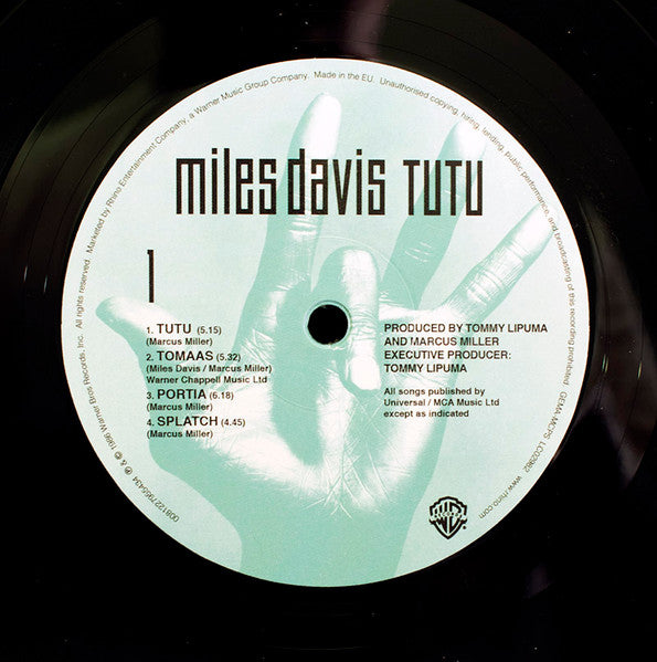 Miles Davis - Tutu (LP) - Velvet Music
