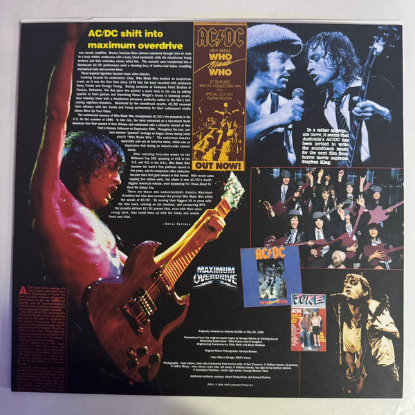 AC/DC - Who Made Who (tweedehands LP) - Velvet Music