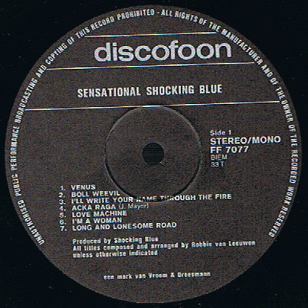 Shocking Blue - Sensational Shocking Blue (tweedehands LP) - Velvet Music