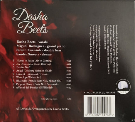 Dasha Beets - Bach… Because (CD) - Velvet Music
