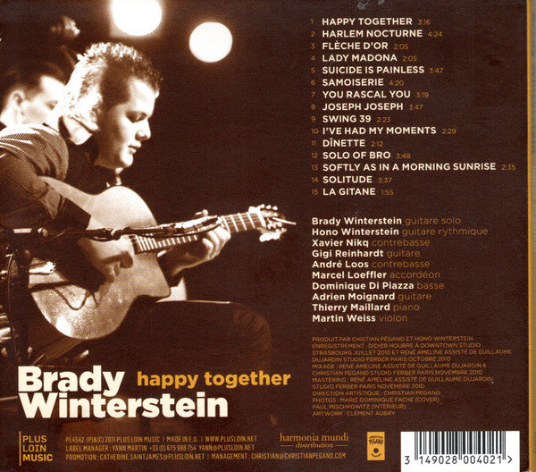Brady Winterstein - Happy Together (CD d'occasion)