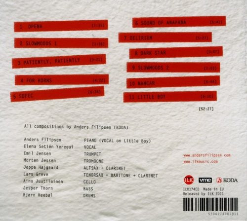 Anders Filipsen, White Nothing, The - About Time (second-hand CD)
