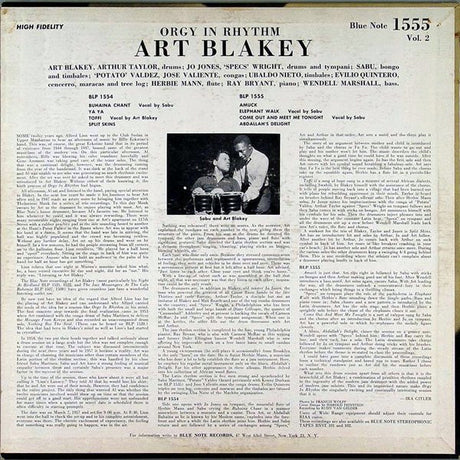 Art Blakey - Orgy In Rhythm - Volume Two (tweedehands LP) - Velvet Music