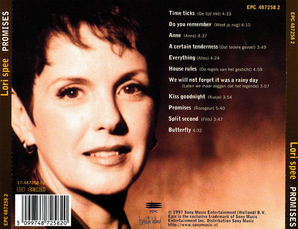 Lori Spee - Promises, Lori Spee Sings Herman Van Veen (used CD)