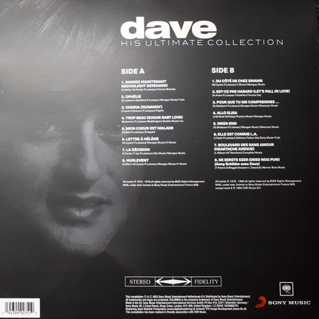 Dave (13) - His Ultimate Collection (LP) - Velvet Music