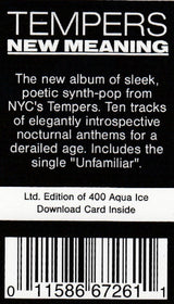 Tempers - New Meaning (LP) - Velvet Music