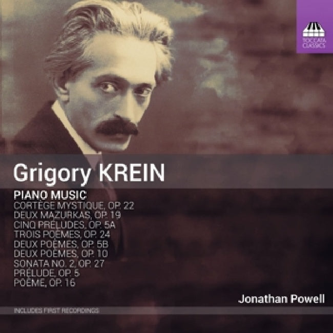 Jonathan Powell - Grigory Krein : musique pour piano (CD)