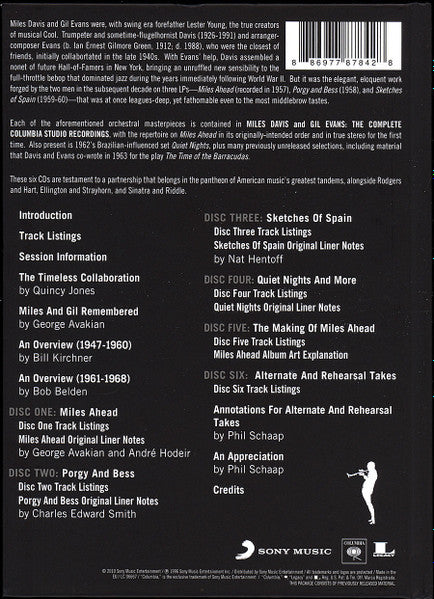 Miles Davis & Gil Evans - The Complete Columbia Studio Recordings (tweedehands CD) - Velvet Music
