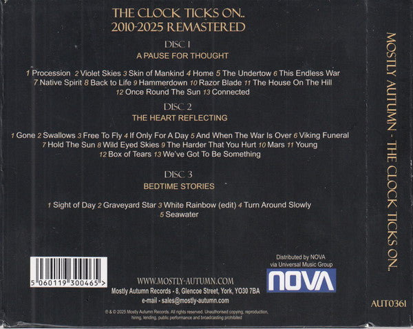Mostly Autumn - The Clock Ticks On (CD) - Velvet Music