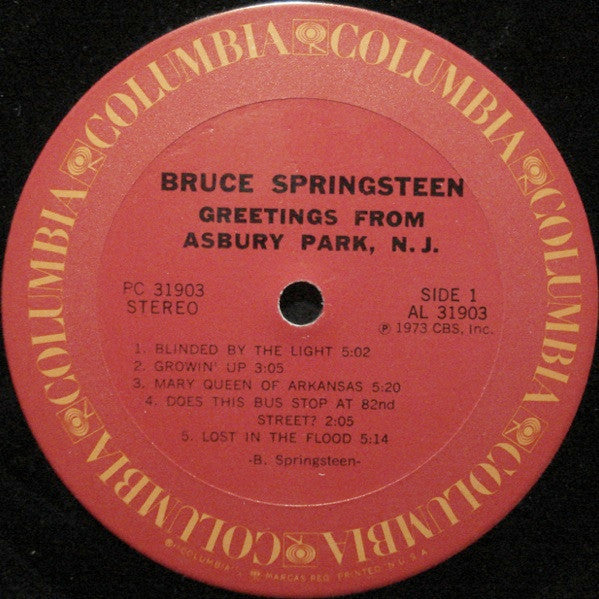 Bruce Springsteen - Greetings From Asbury Park, N.J. (tweedehands LP) - Velvet Music