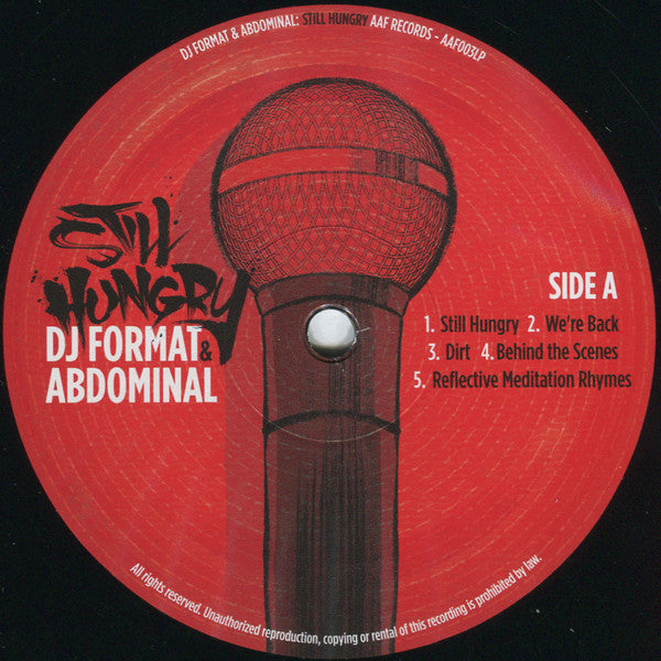 DJ Format & Abdominal - Still Hungry (LP) - Velvet Music
