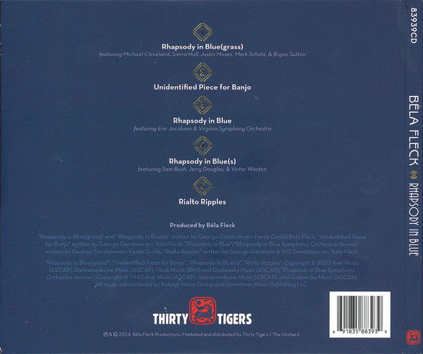 Béla Fleck - Rhapsody In Blue (CD) - Velvet Music