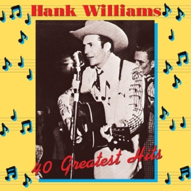 Hank Williams - 40 greatest hits (LP)