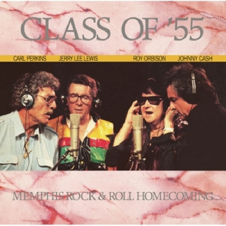 Roy Orbison & Johnny Cash, Jerry Lee Lewis, Carl Perkins - Class of '55: memphis rock & roll homecoming (LP) - Velvet Music