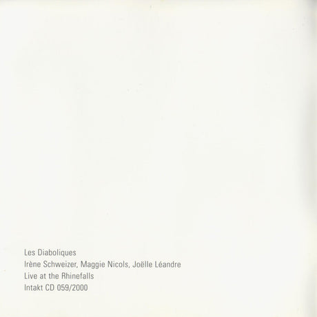Les Diaboliques (2) - Live At The Rhinefalls (tweedehands CD) - Velvet Music