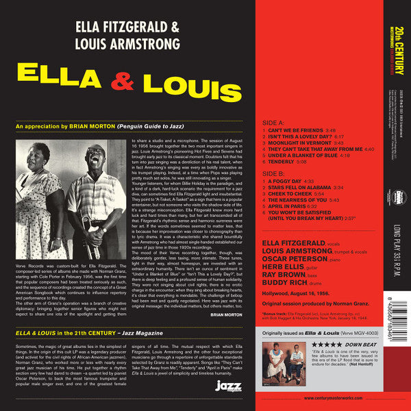 Ella Fitzgerald, Louis Armstrong - Ella & Louis (LP) - Velvet Music