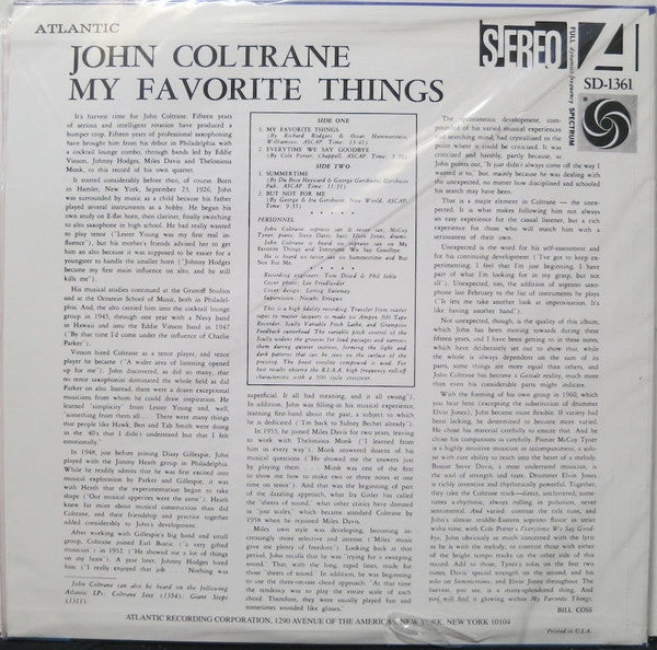 John Coltrane - My Favorite Things (LP)