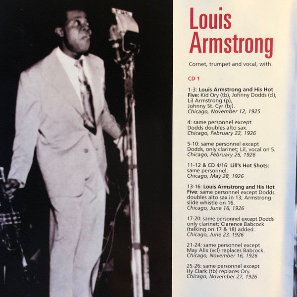 Louis Armstrong - Complete Hot Five And Hot Seven Recordings (second-hand CD)