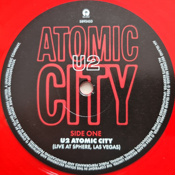 U2 - Atomic City (12-inch maxi-single)
