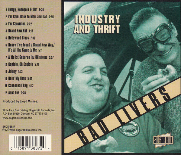 Bad Livers - Industry And Thrift (CD) - Velvet Music