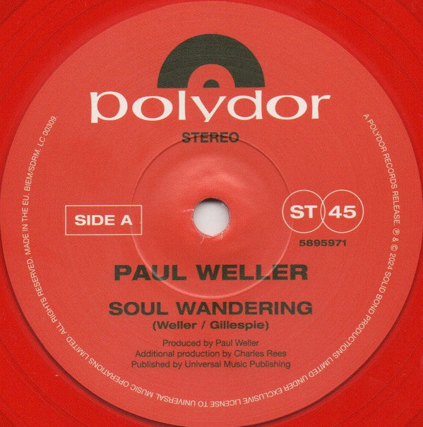 Paul Weller - Rise Up Singing / Soul Wandering  (7-inch single)