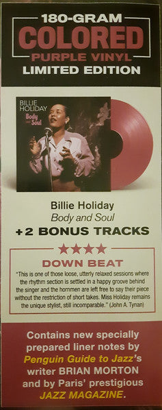 Billie Holiday - Body And Soul (LP) - Velvet Music