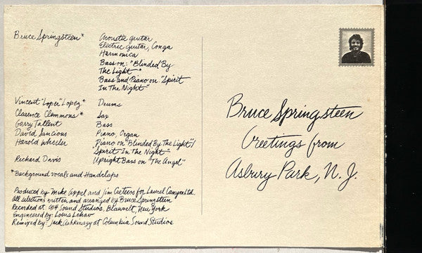 Bruce Springsteen - Greetings From Asbury Park, N.J. (tweedehands LP) - Velvet Music