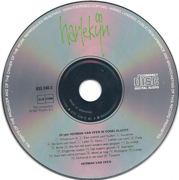 Herman van Veen - 20 Jaar Herman Van Veen - In Vogelvlucht (tweedehands CD) - Velvet Music