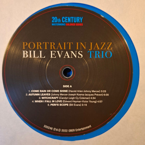 Bill Evans Trio, The - Portrait In Jazz (LP) - Velvet Music