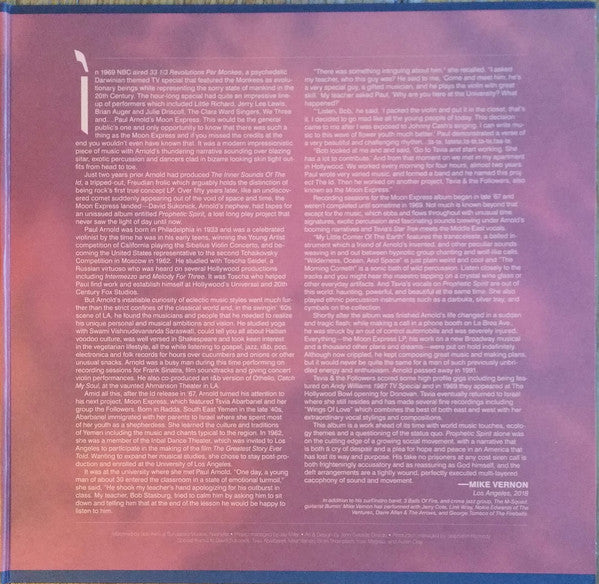 Moon Express Featuring Paul Arnold (8) &amp; Tsvia &amp; The Followers - Prophetic Spirit (LP)