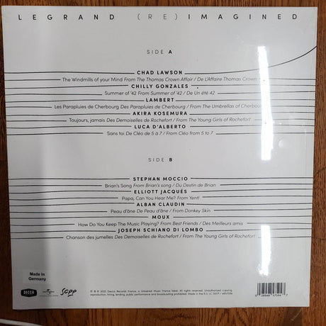Michel Legrand - Legrand (Re)Imagined (LP) - Velvet Music