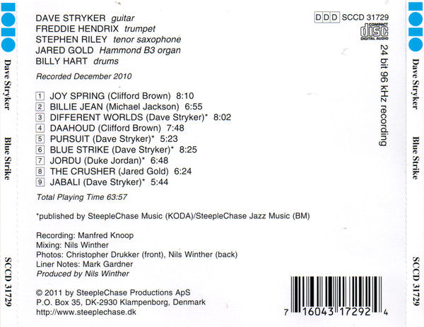 Dave Stryker - Blue Strike (tweedehands CD) - Velvet Music