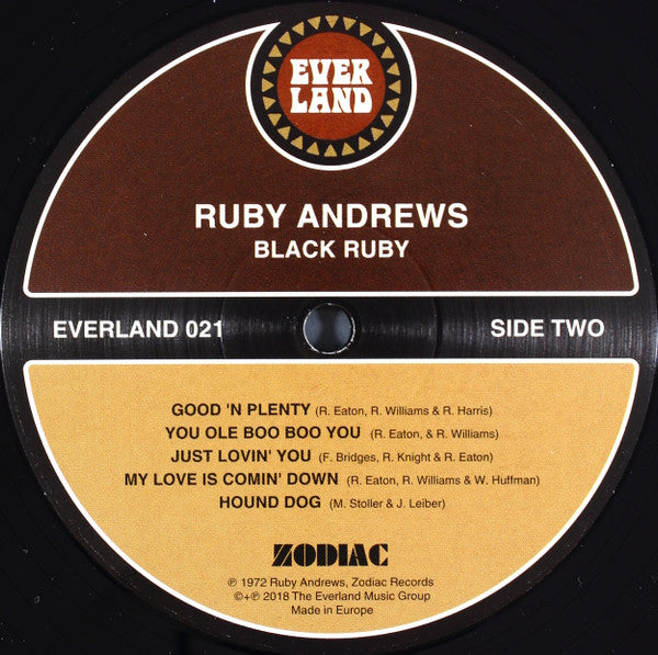 Ruby Andrews - Black Ruby (LP)