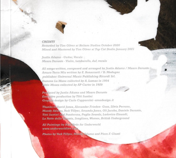 Justin Adams &amp; Mauro Durante - Still Moving (secondhand CD)