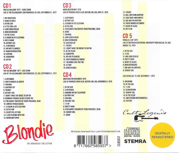 Blondie - The Broadcast Collection (CD)