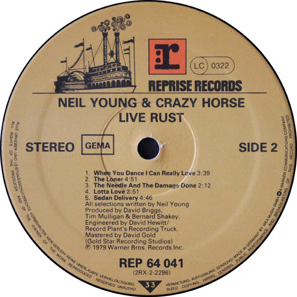 Neil Young & Crazy Horse - Live Rust (tweedehands LP) - Velvet Music