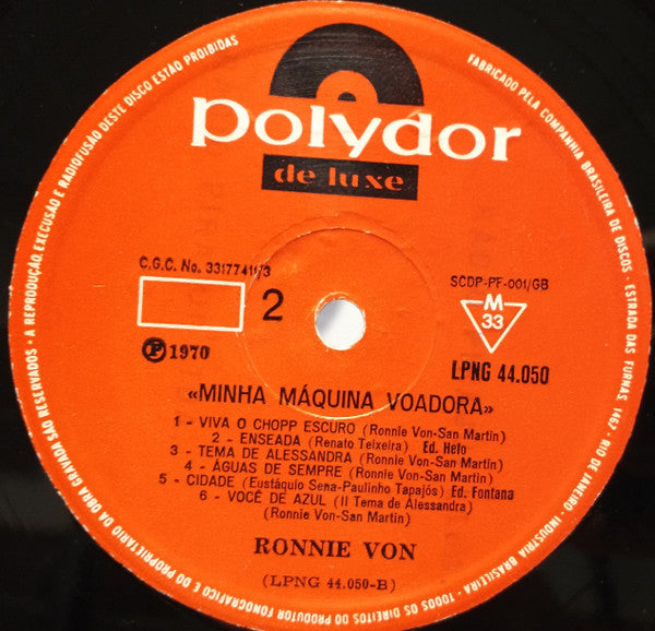 Ronnie Von - Mon engin volant (LP)